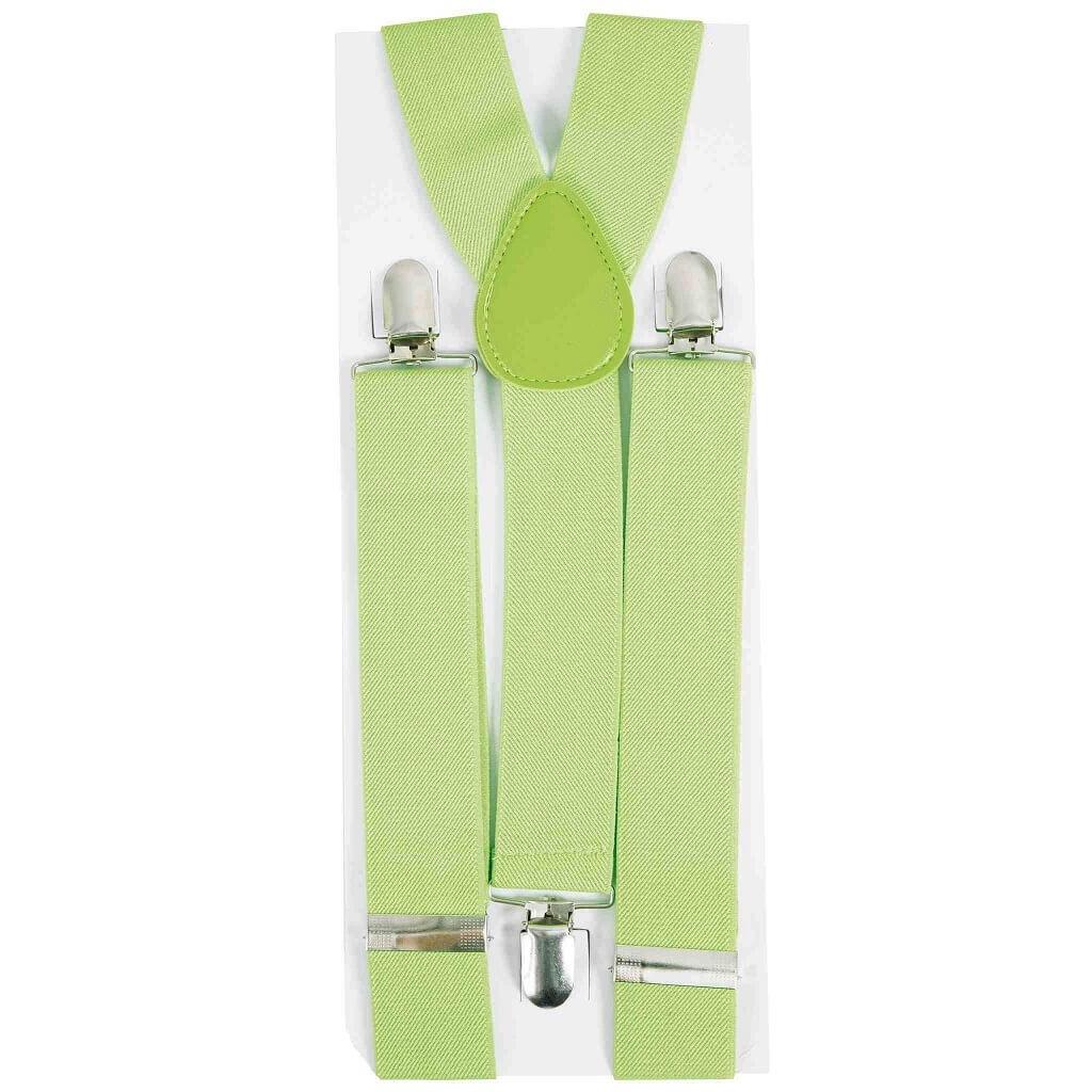 56004 accessoire deguisement adulte bretelles vert fluo
