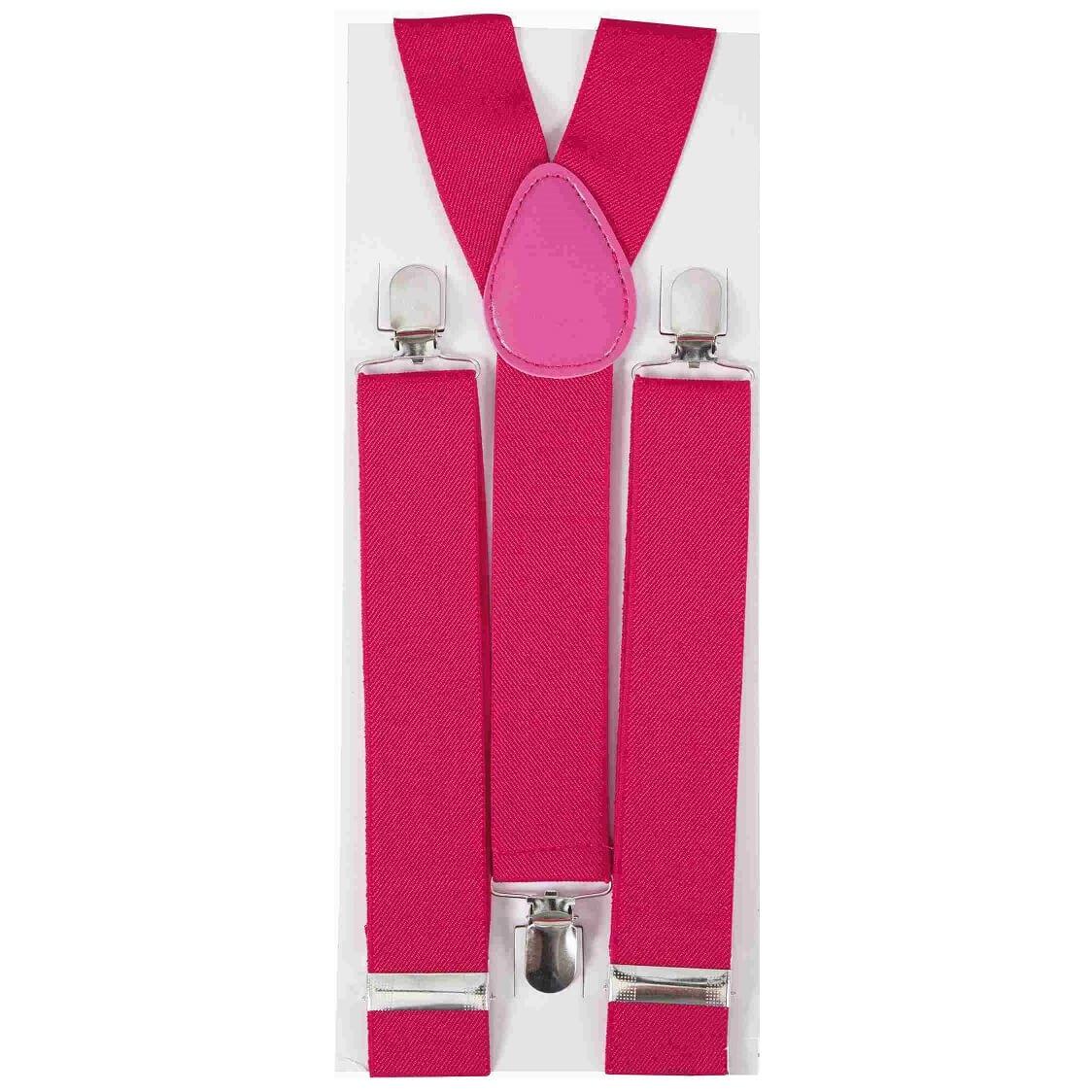 56006 accessoire deguisement adulte bretelles rose fuchsia