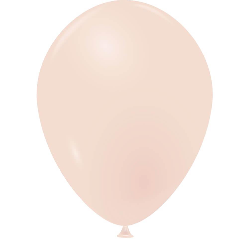56426 ballon latex naturel biodegradable vieux rose 25cm x100 fabrication franciase