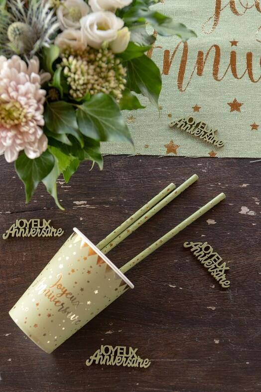 5667 paille papier vert olive sauge dore or