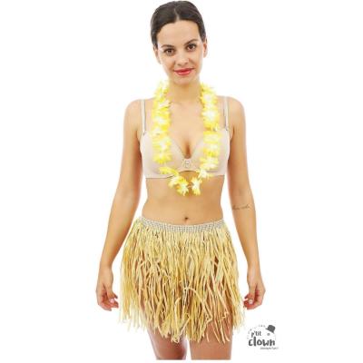 57031 accessoire de deguisement collier hawaien multicolore avec fleurs