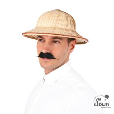 58131 accessoire de deguisement chapeau de paille colonial