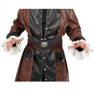 1 Ceinture usé de Pirate tête de mort REF/60025 (Accessoire de déguisement)