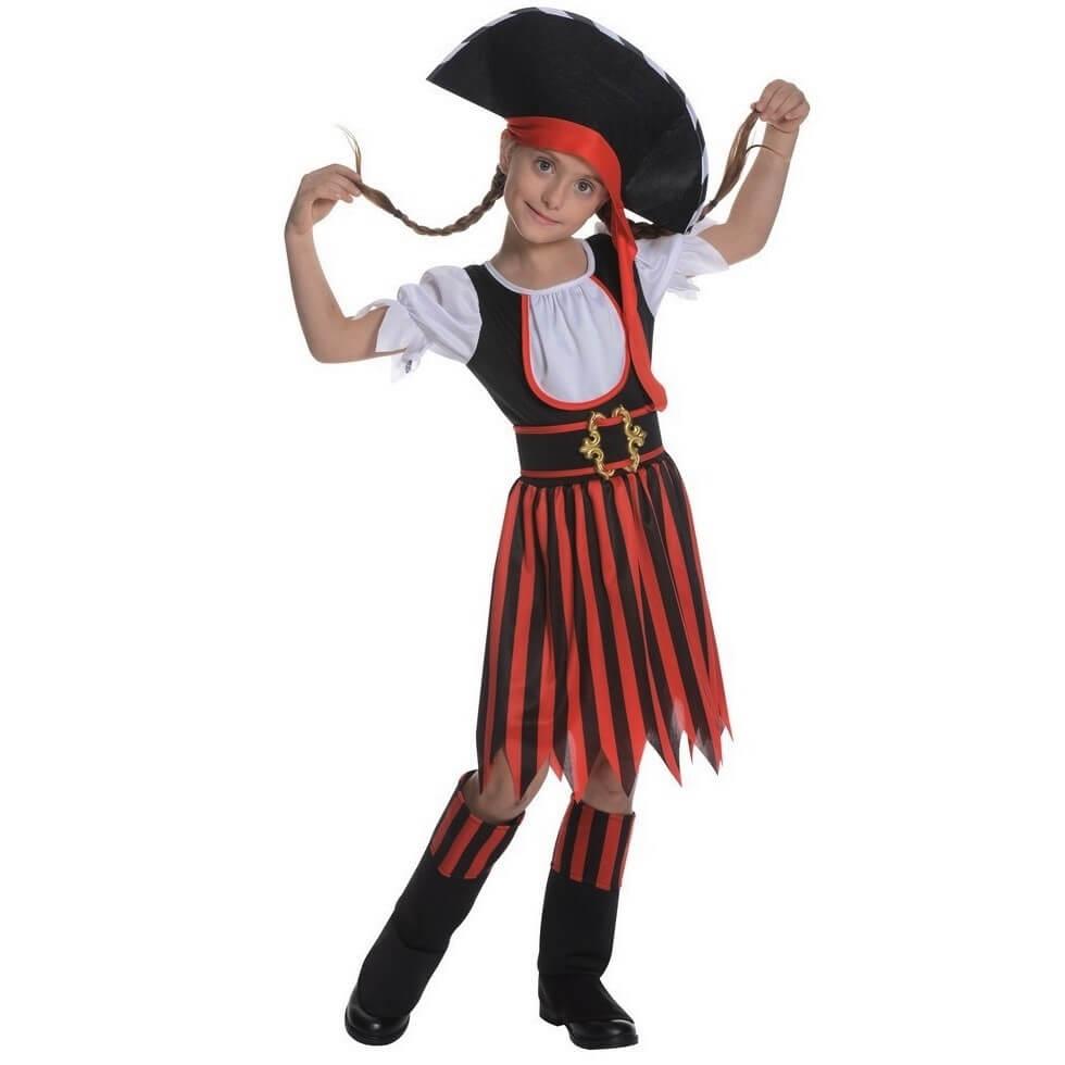 60535 deguisement costume pirate fille taille 10 a 12 ans