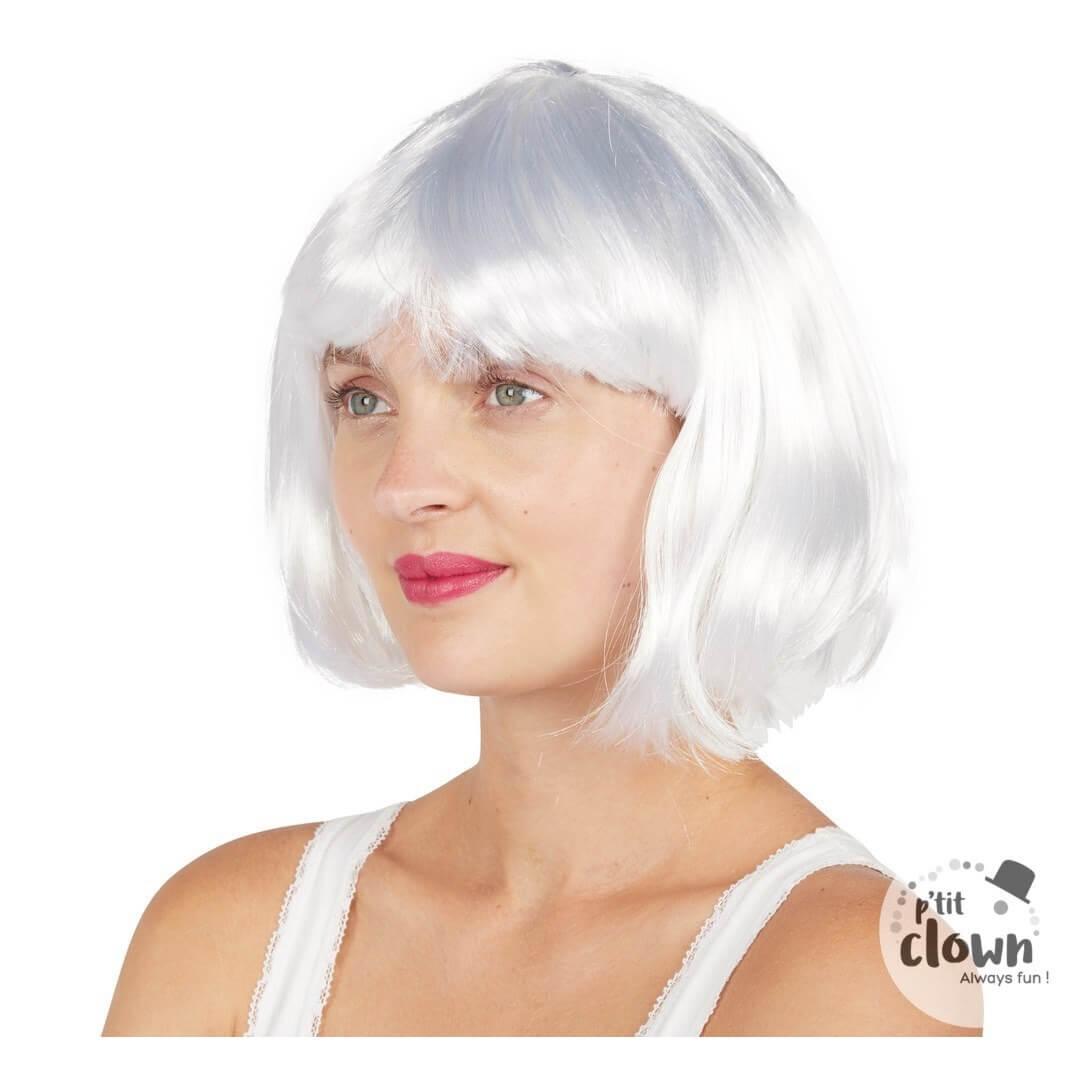 60592 accessoire deguisement perruque blanche cabaret adulte
