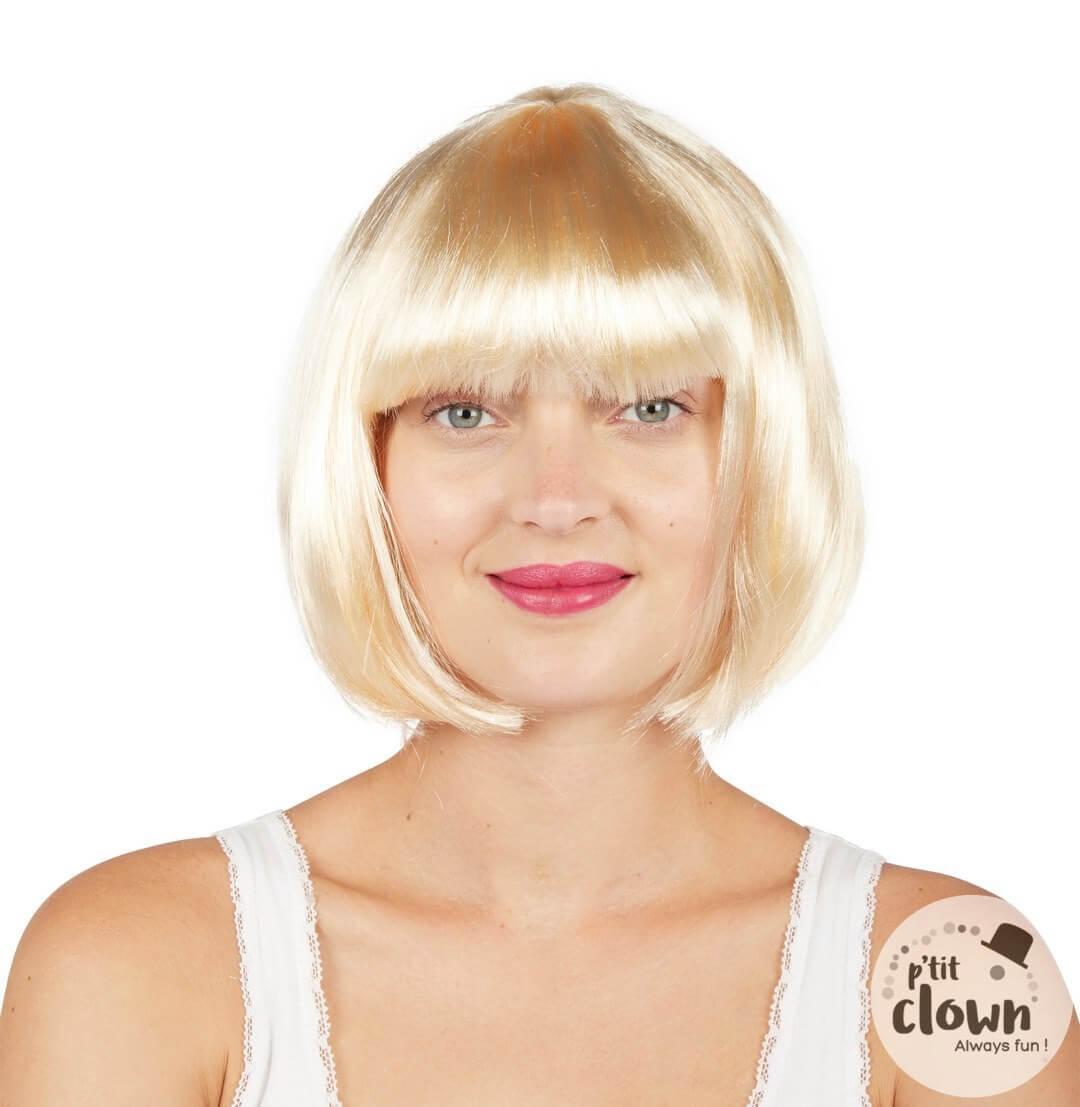 60596 accessoire de deguisement perruque blonde cabaret adulte