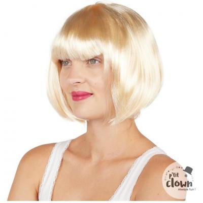 60596 accessoire de deguisement perruque blonde cabaret adulte