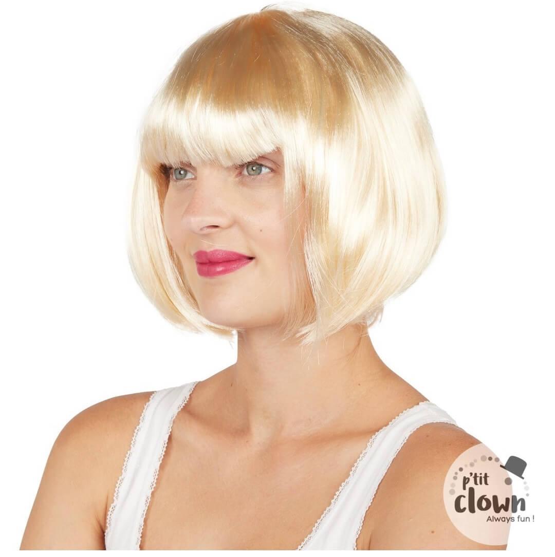 60596 accessoire deguisement perruque blonde cabaret adulte