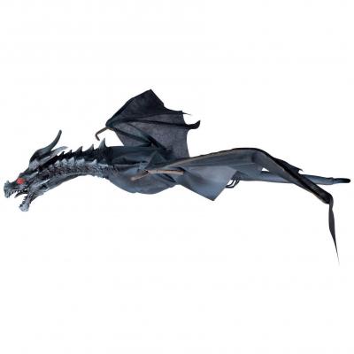 1 Grand dragon animé, sonore et lumineux à suspendre 35 x 58 cm REF/61715 Décoration Halloween
