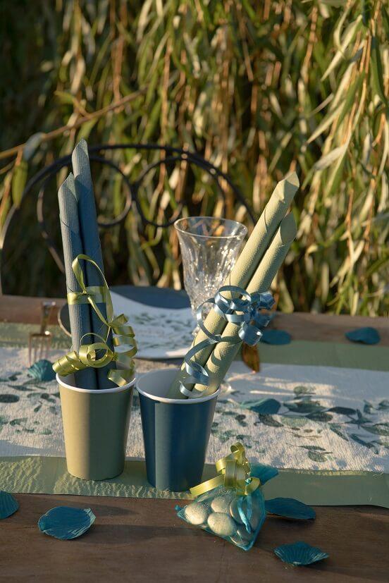 6177 bobine ruban bolduc vert champetre sauge olive