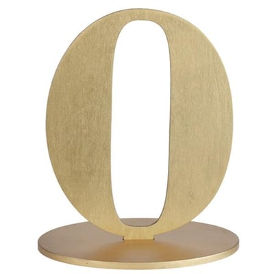6184 magasin pas de calais anniversaire centre de table bois chiffre 0 dore or metal