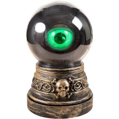 1 Boule de cristal avec oeil animé et détecteur de présence 20cm REF/61910 Décoration Halloween