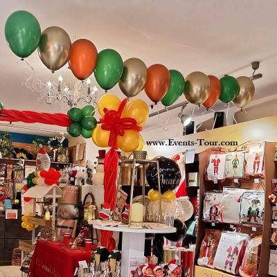 100 ballons latex fabrication francaise cuivre metallique 30cm
