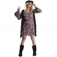 66418 deguisement hippie femme taille sm