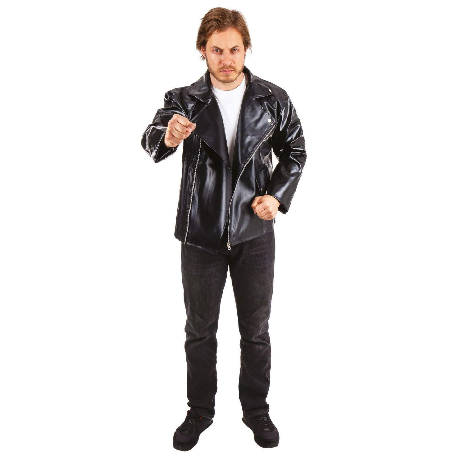 66627 taille sm accessoire de degusiement homme adulte veste noire perfecto
