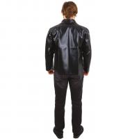 66628 taille l xl accessoire degusiement homme adulte veste noire perfecto