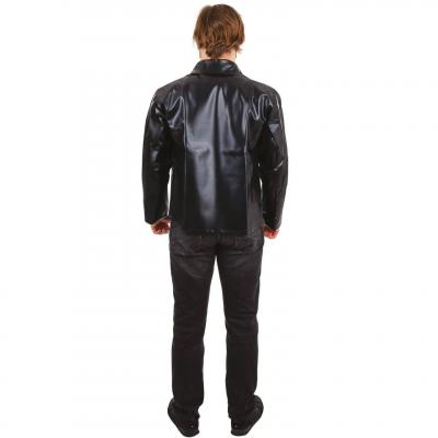 66628 taille l xl accessoire de degusiement homme adulte veste noire perfecto