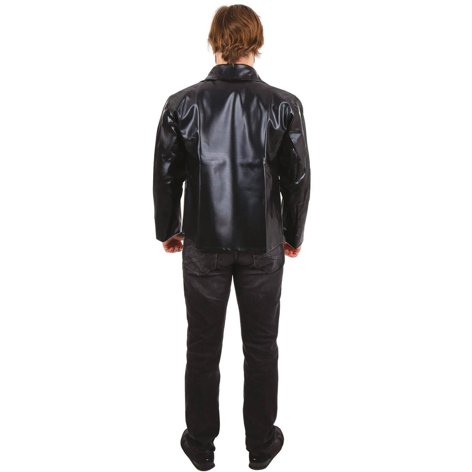 66628 taille l xl accessoire degusiement homme adulte veste noire perfecto