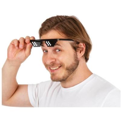 66673 accessoire deguisement lunettes adulte pixel