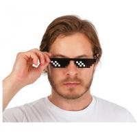 66673 accessoire deguisement lunettes adulte pixel