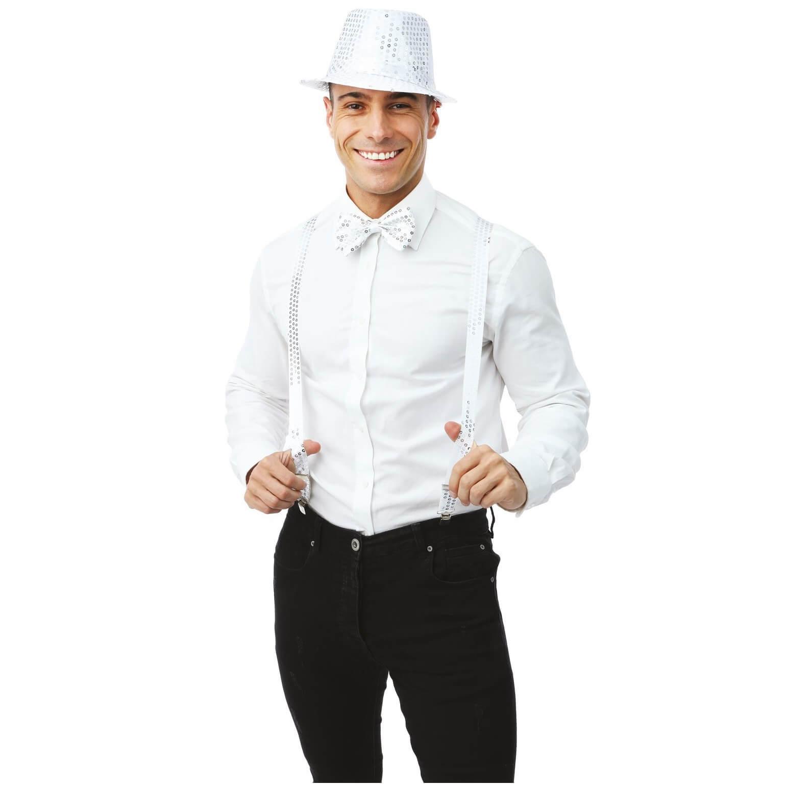 Déguisement Homme Disco Argent - Jour de Fête - Boutique Jour de fête