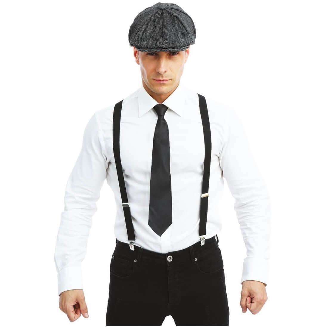 66684 accessoire deguisement set peaky blinders noir