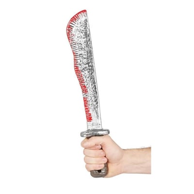 67007 boutique pas de calais accessoire costume arme halloween machette ensanglantee