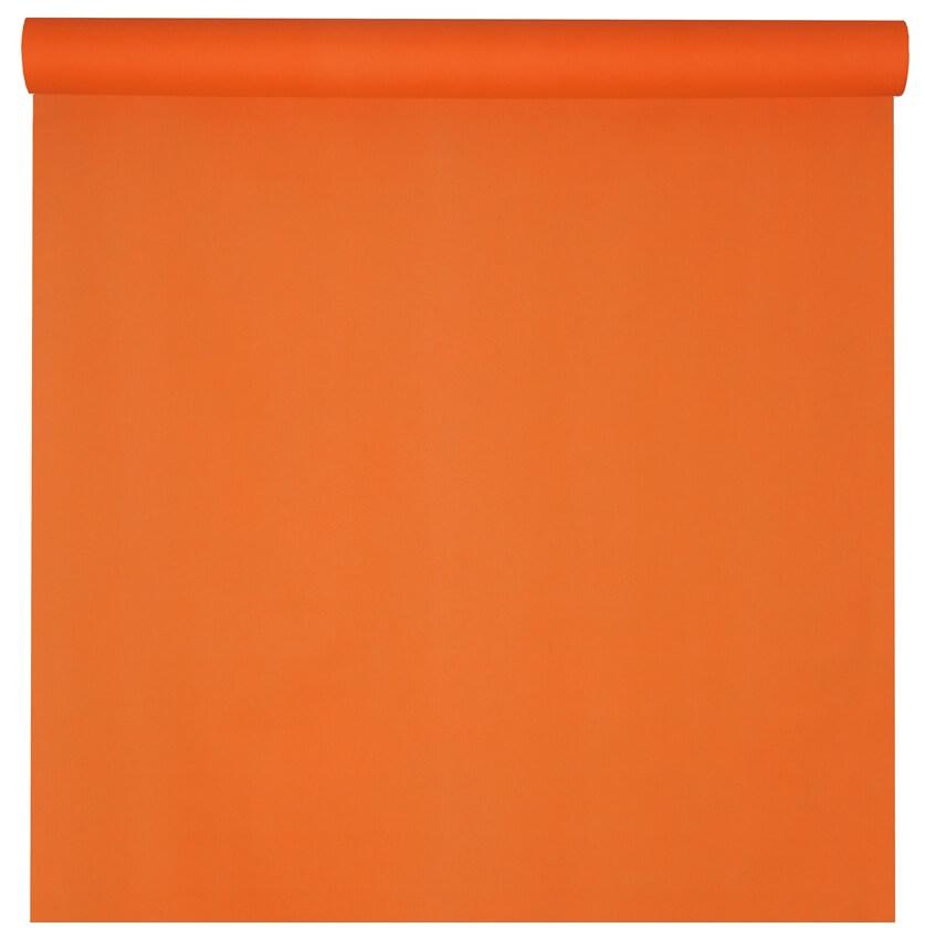 6805 rouleau nappe rectangulaire airlaid 10m orange