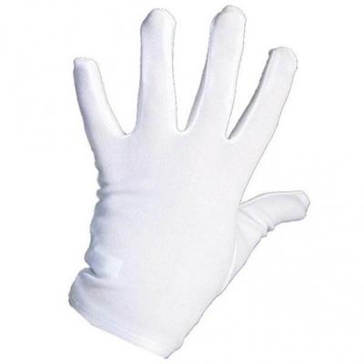1 Paire de gants courts pour adulte en blanc REF/68151 (Accessoire déguisement)