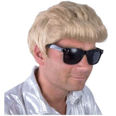 1 Perruque blonde adulte Johnny REF/68759 (Accessoire de déguisement)