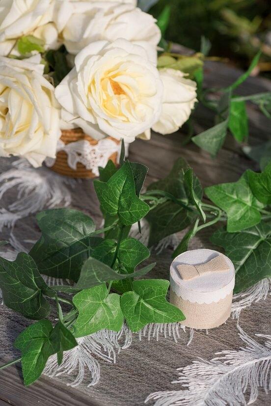 6893 decoration guirlande de lierre verte