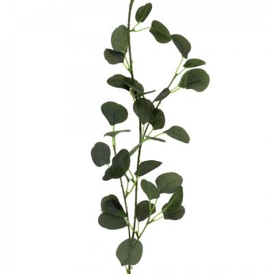Guirlande Eucalyptus 140 cm avec des feuilles vertes pour décoration naturel (x1) REF/6895