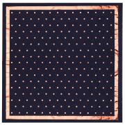 Sublime serviette de table papier en bleu marine et rose gold (x20) REF/7177