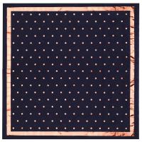 7177 serviette de table elegante bleu marine et rose gold