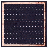 7177 serviette de table elegante bleu marine et rose gold