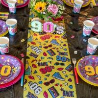 7280 decoration gobelet en carton fete anne 90