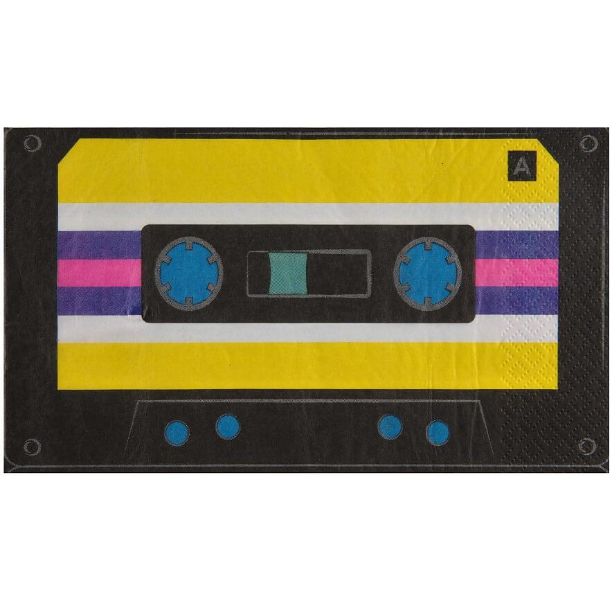 Serviette de table cassette de musique audio REF/7281