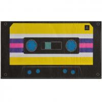 7281 serviette de table papier cassette de musique audio