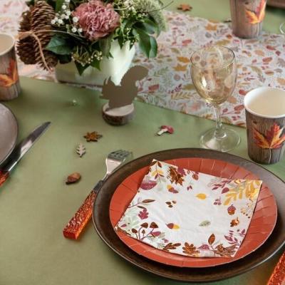 7409 assiette ronde terracotta carton biodegradable 22cm