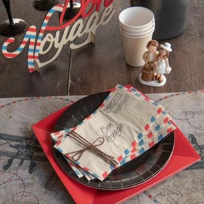 7411 assiette ronde carton biodegradable noire