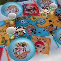 7518 decoration chemin de table anniversaire enfant pirate