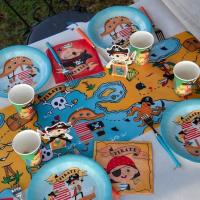 7518 decoration chemin de table fete anniversaire enfant pirate