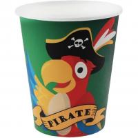 7519 gobelet carton pirate multicolore 27cl