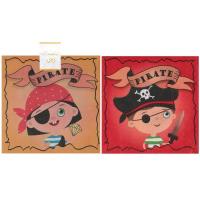 7521 serviette de table papier pirate