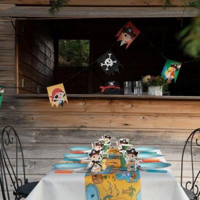 7522 decoration banerole fete anniversaire pirate