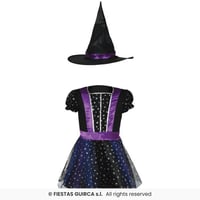 76116 boutique pas de calais costume bebe fille sorciere etoilee fete halloween