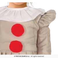 76197 magasin pas de calais costume bebe fille halloween petit clown fou