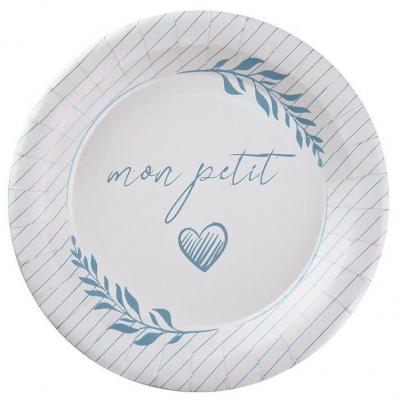 10 Assiettes en carton 