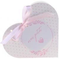 7626 contenant boite rose et blanc gourmandise dragee bapteme naissance baby shower naissance