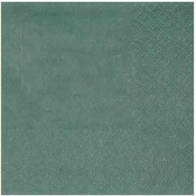 7641 serviette cocktail en papier vert eucalyptus